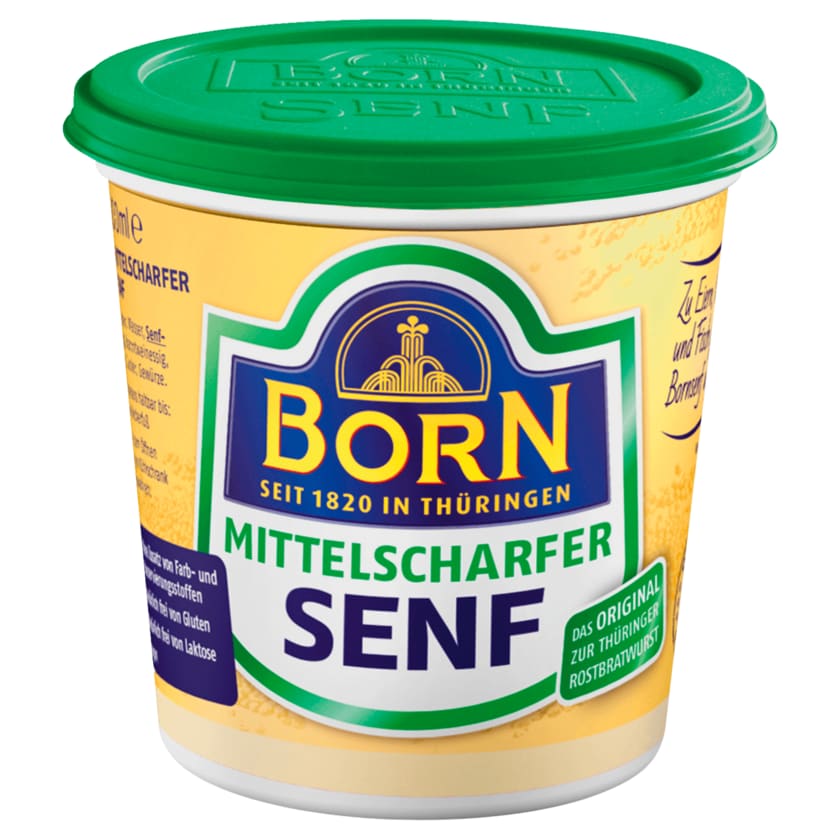 Born Senf Mittelscharf 200ml